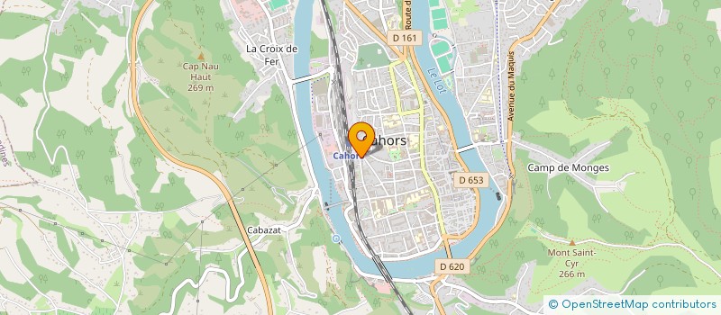 localisation de l'entreprise LE BOURROU  CAHORS