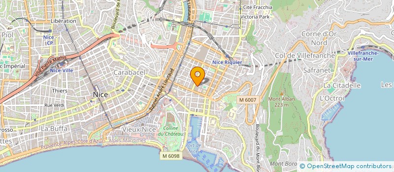 localisation de l'entreprise LE BOUT'CHIN à NICE