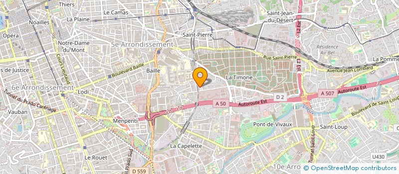 localisation de l'entreprise LE BOUT D'BOIS à MARSEILLE