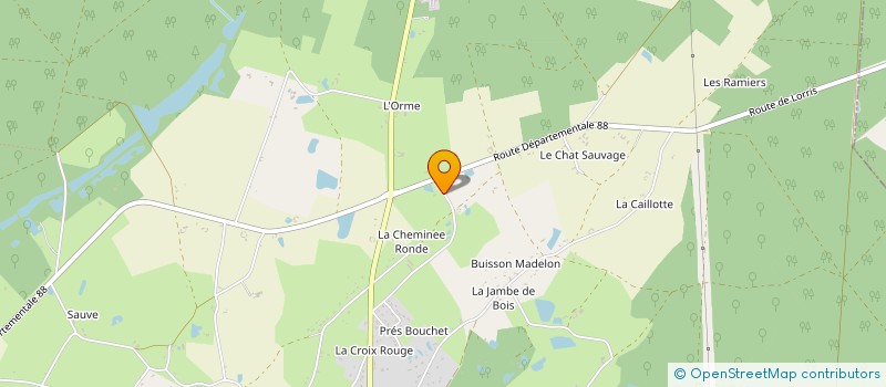 localisation de l'entreprise LE BOUT DU BOIS à BOUZY-LA-FORET