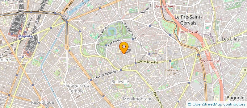 localisation de l'entreprise LE BOUT DU BOUT DU BANC  PARIS