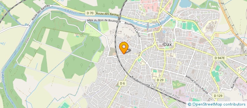 localisation de l'entreprise LE BOUT DU CAP à DAX