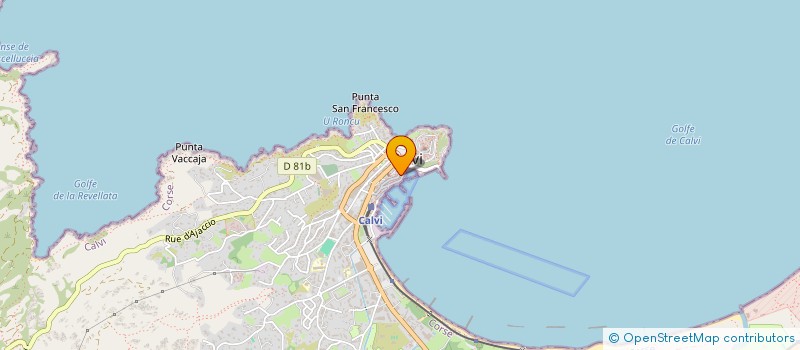 localisation de l'entreprise LE BOUT DU MONDE à CALVI