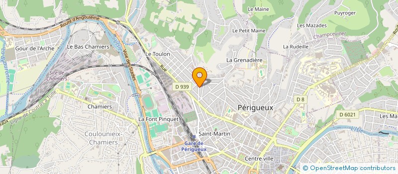 localisation de l'entreprise LE BOUT DU MONDE à PERIGUEUX
