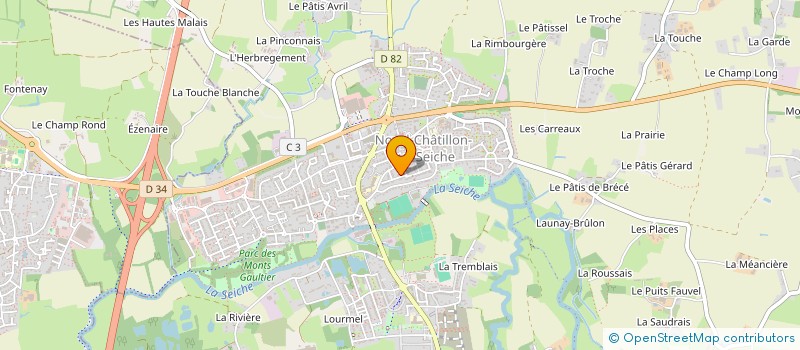 localisation de l'entreprise LE BOUT DU MONDE  NOYAL-CHATILLON-SUR-SEICHE