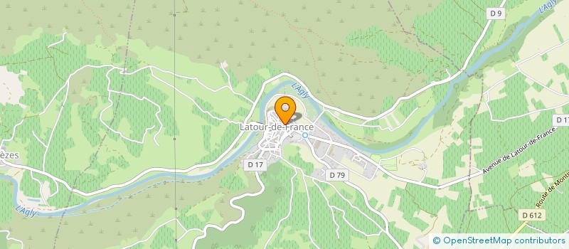 localisation de l'entreprise LE BOUT DU MONDE  LATOUR-DE-FRANCE