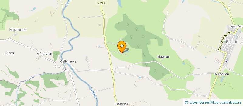 localisation de l'entreprise LE BOUTE-SELLE OCCITAN  BARRAN