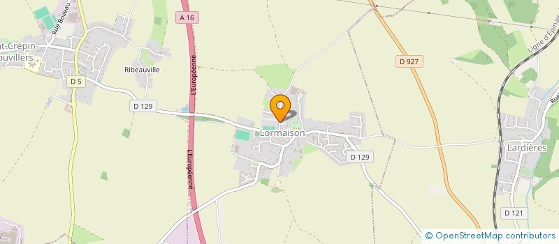 localisation de l'entreprise LE BOUTON D'OR  LORMAISON