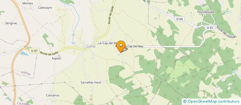 localisation de l'entreprise LE BOUYSSOU  CAUSSE-ET-DIEGE