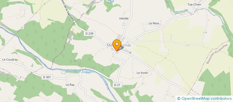 localisation de l'entreprise LE BOUZIER à PUTANGES-LE-LAC