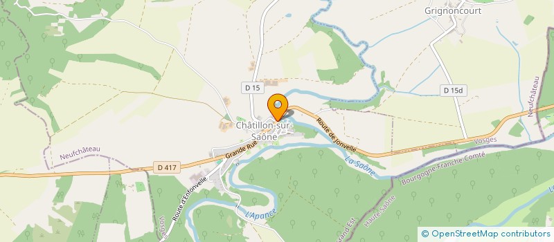 localisation de l'entreprise LE BOW VOSGIEN  BLEURVILLE