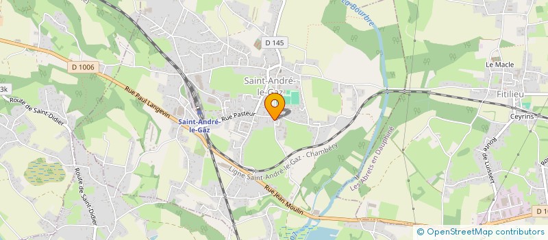 localisation de l'entreprise LE BOXER à SAINT-ANDRE-LE-GAZ