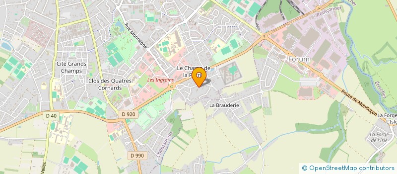 localisation de l'entreprise LE BOXING CLUB SAVATE DE CHATEAUROUX à CHATEAUROUX