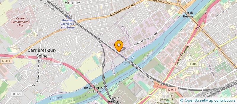 localisation de l'entreprise LE BOZEC FILTRATION ET SYSTEMES à CARRIERES-SUR-SEINE