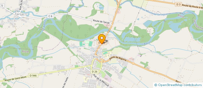 localisation de l'entreprise LE BR  RISCLE