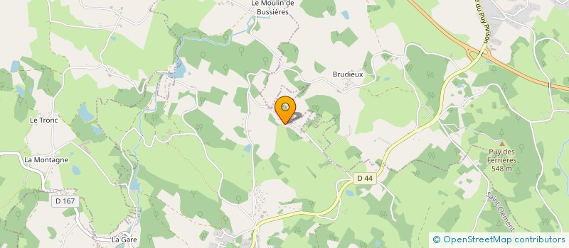 localisation de l'entreprise LE BRADASCOU à SAINT-CLEMENT