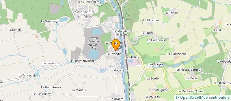 localisation de l'entreprise LE BRAHMS  SAINT-MALO-DE-PHILY