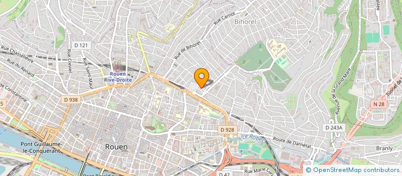 localisation de l'entreprise LE BRAME DU CEPE à ROUEN