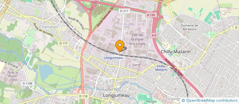 localisation de l'entreprise LE BRANDON à LONGJUMEAU