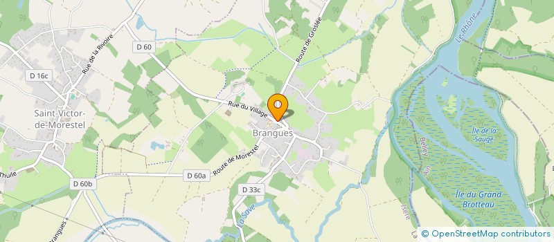 localisation de l'entreprise LE BRANGUES  BRANGUES