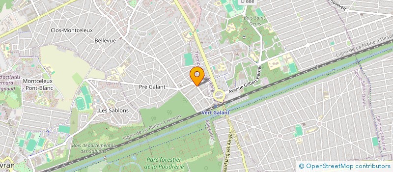 localisation de l'entreprise LE BRANLY à VILLEPINTE