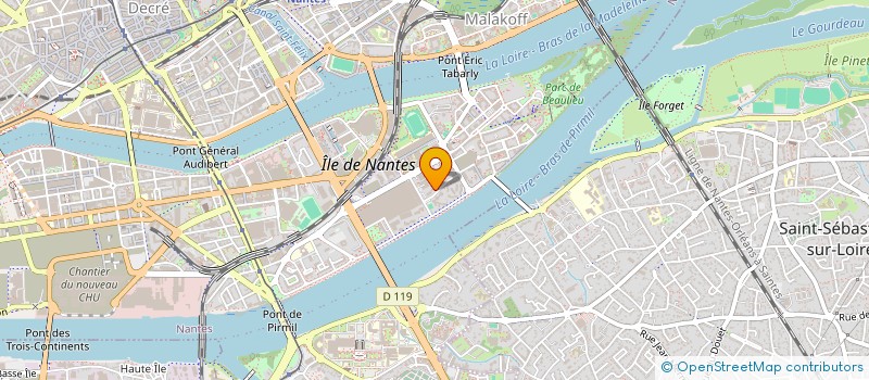 localisation de l'entreprise LE BRAS à NANTES