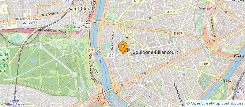 localisation de l'entreprise LE BRAS COMMUNICATION à BOULOGNE-BILLANCOURT