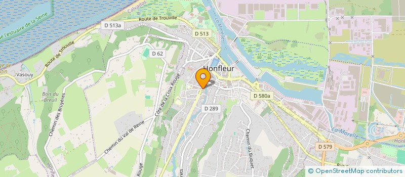 localisation de l'entreprise LE BRAS D OR à HONFLEUR