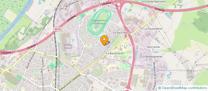 localisation de l'entreprise LE BRAS MV INVESTISSEMENT  ECOUFLANT