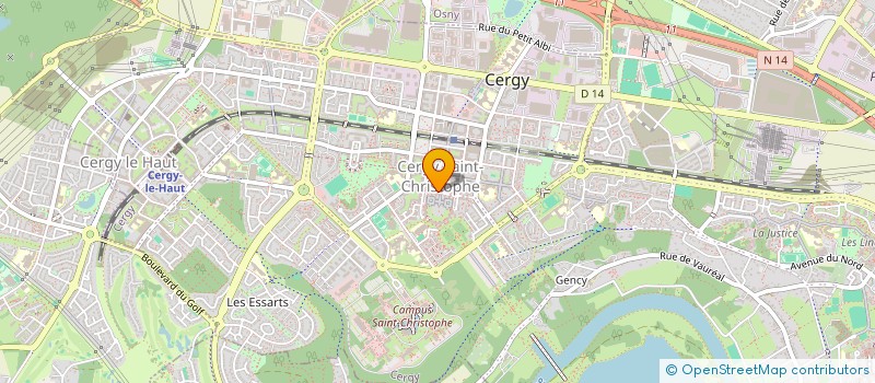 localisation de l'entreprise LE BRASA à CERGY