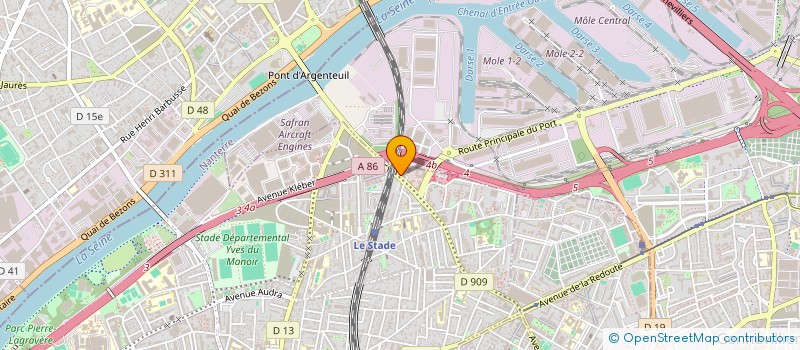 localisation de l'entreprise LE BRASERO à COLOMBES