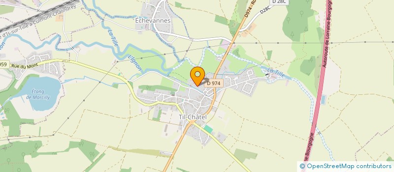 localisation de l'entreprise LE BRASSEUR BOURGUIGNON  TIL-CHATEL