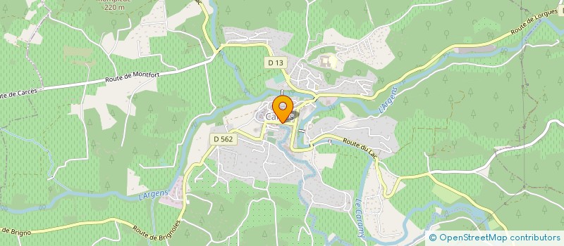 localisation de l'entreprise LE BRASSEUR VAROIS à CARCES