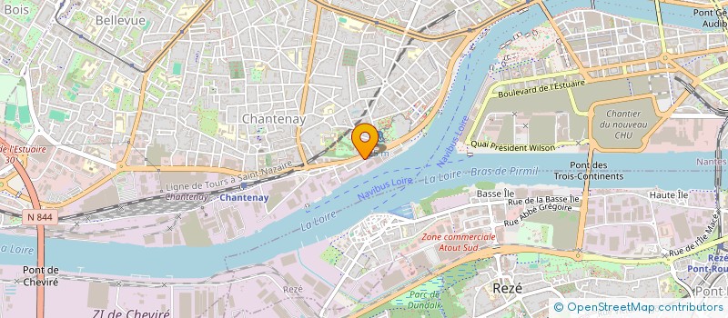 localisation de l'entreprise LE BRAZ'BAR à NANTES