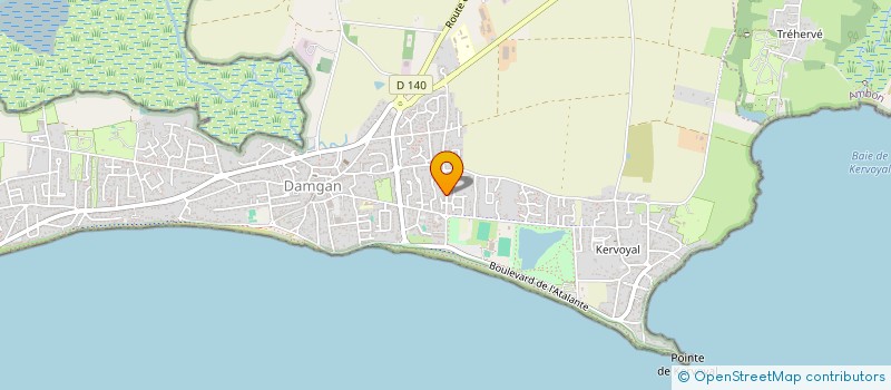 localisation de l'entreprise LE BRAZIDEC  DAMGAN