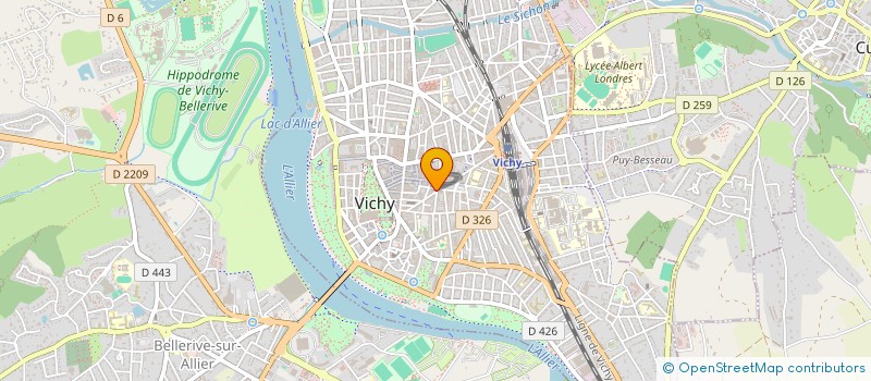 localisation de l'entreprise LE BRAZILIA à VICHY