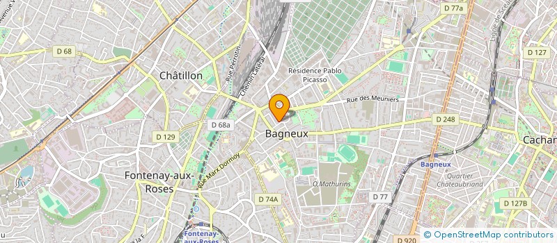 localisation de l'entreprise LE BRAZZA à BAGNEUX