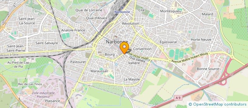 localisation de l'entreprise LE BRAZZA  NARBONNE