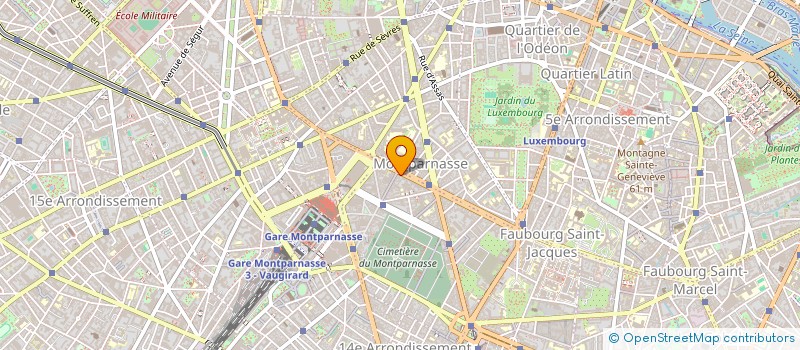 localisation de l'entreprise LE BRAZZA MONTPARNASSE à PARIS