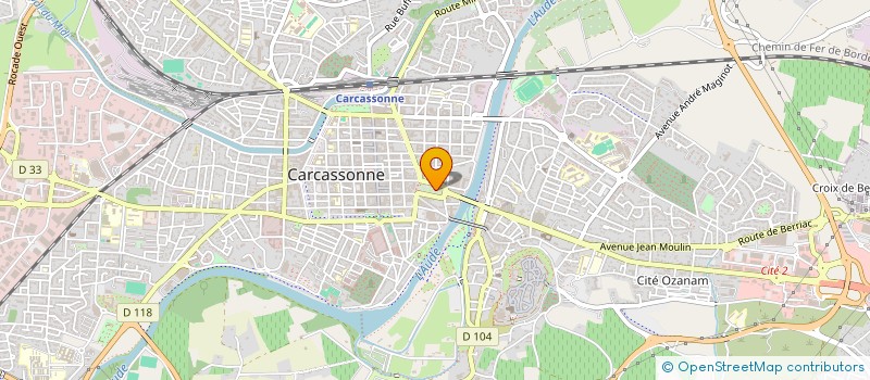 localisation de l'entreprise LE BREACK à CARCASSONNE