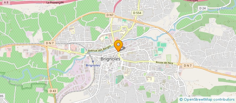 localisation de l'entreprise LE BREAK à BRIGNOLES
