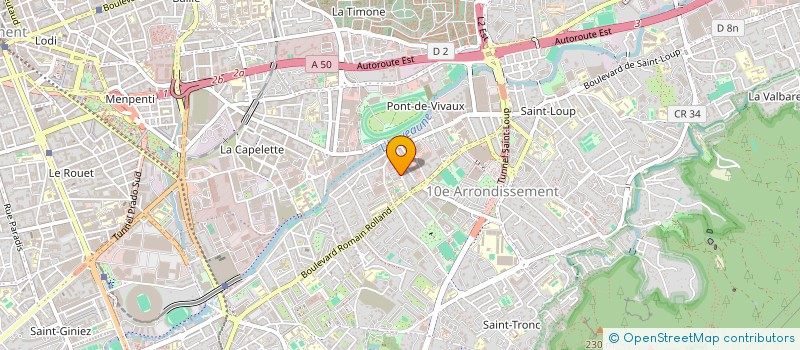 localisation de l'entreprise LE BREAK à MARSEILLE