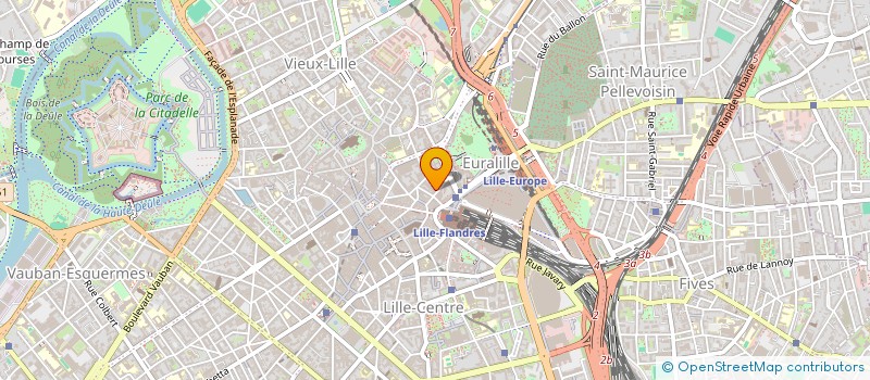 localisation de l'entreprise LE BREAK GOURMAND à LILLE
