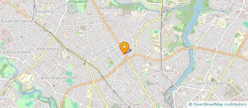 localisation de l'entreprise LE BREIL LE FUR à NANTES