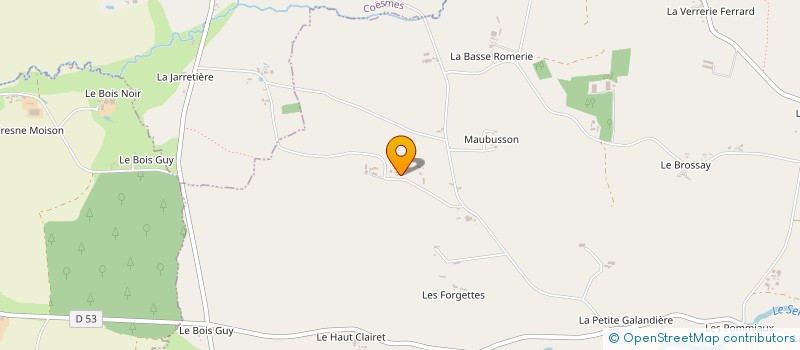 localisation de l'entreprise LE BREIL NERET  MARTIGNE-FERCHAUD