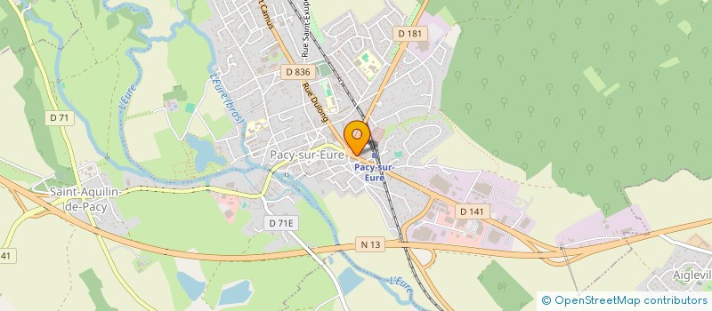 localisation de l'entreprise LE BREIZH CORNER  PACY-SUR-EURE