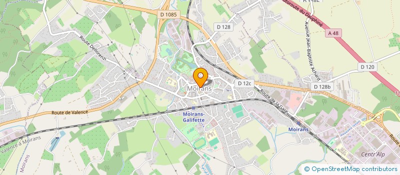 localisation de l'entreprise LE BRENNUS 38  MOIRANS