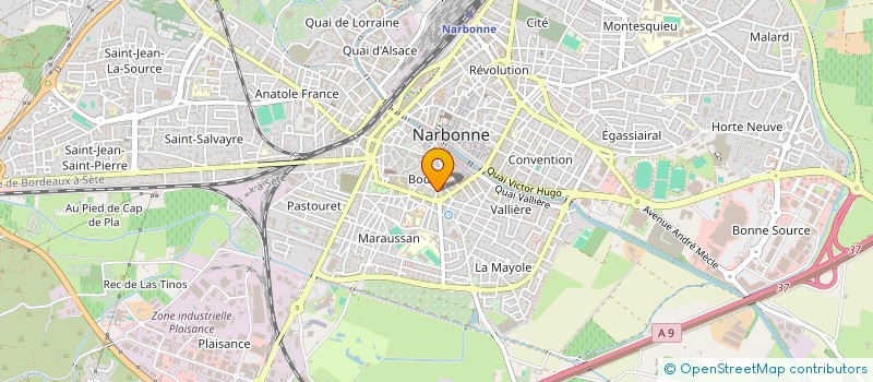 localisation de l'entreprise LE BREQUIN à NARBONNE