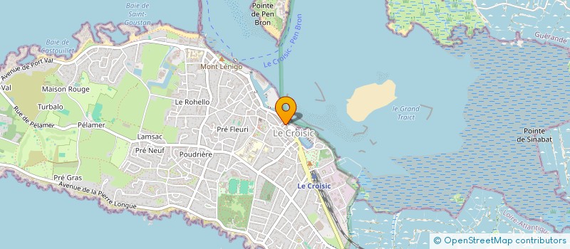 localisation de l'entreprise LE BRETAGNE  LE CROISIC