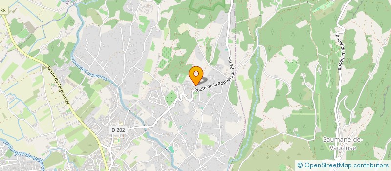 localisation de l'entreprise LE BRETON  SAUMANE-DE-VAUCLUSE